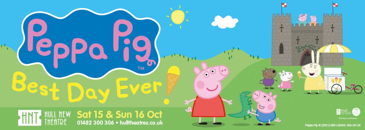 peppa pig theatre show at hull new theatre, family theatre 